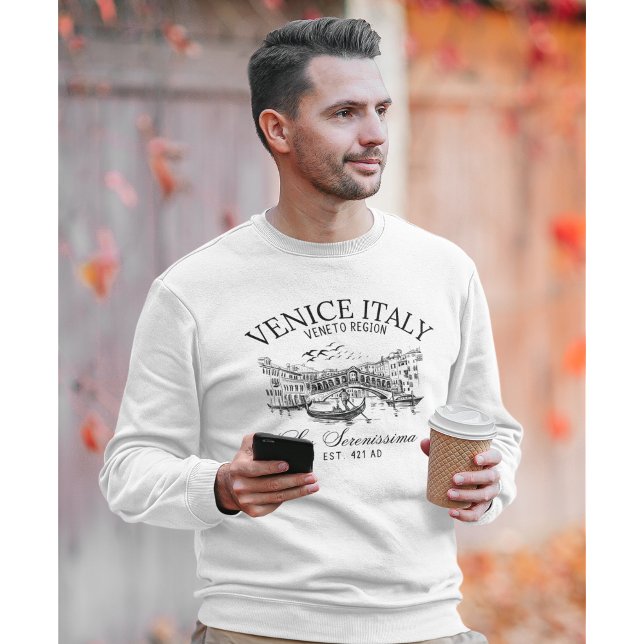 Venice Italy Old Landscape Sweatshirt (Von Creator hochgeladen)
