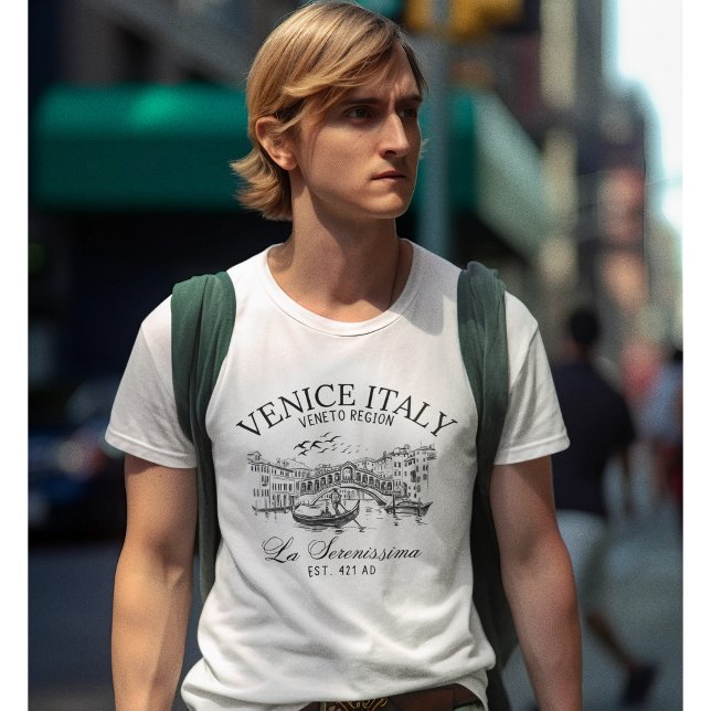 Venice Italy Old Landscape T-Shirt (Von Creator hochgeladen)