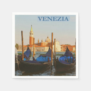 Venice Italy Paper Napkin Serviette