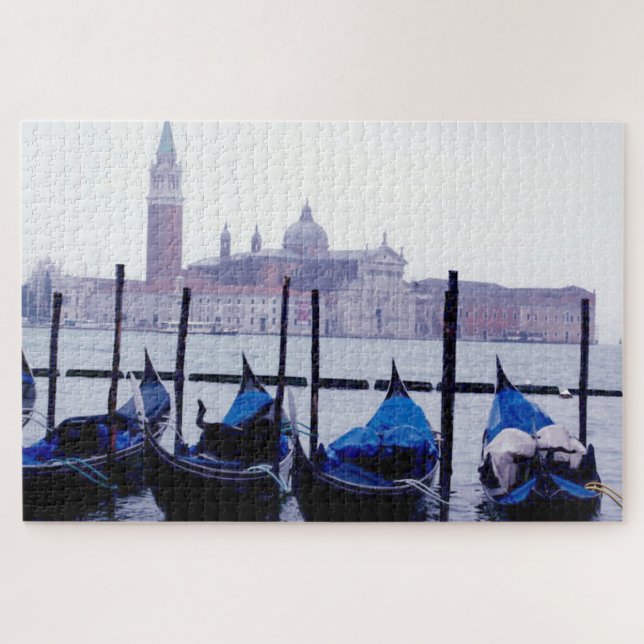 Venice Italy Travel Grand Canal Gondolas Puzzle (Horizontal)