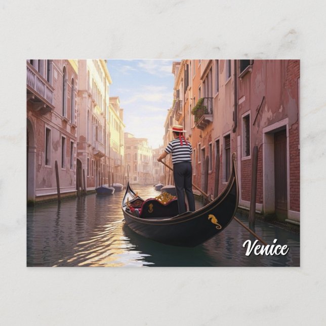 Venice Italy Travel Postkarte (Vorderseite)