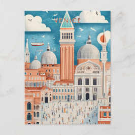 Venice Italy Travel Postkarte