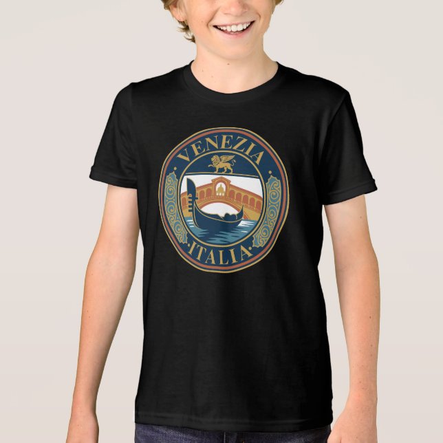 Venice Italy Tri-Blend Shirt (Vorderseite)