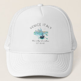 Venice Italy Vacation Souvenir Truckerkappe