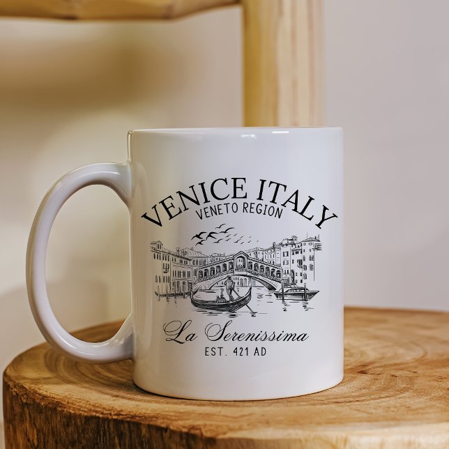 Venice Italy Vintage Landscape Kaffeetasse (Von Creator hochgeladen)