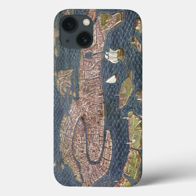 VENICE: MAP, 16TH CENTURY Case-Mate iPhone HÜLLE (Rückseite)
