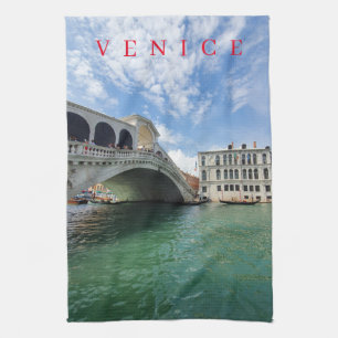 Venice Rialto Bridge Blick Teetuch Geschirrtuch
