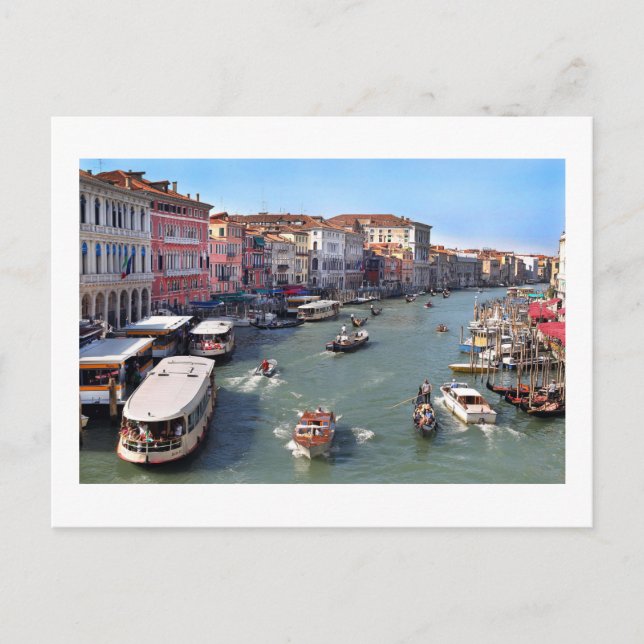 VENICE RIALTO BRIDGE VIEW POSTKARTE (Vorderseite)