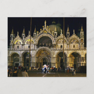 VENICE SAN MARCO SQUARE BASILICA POSTKARTE