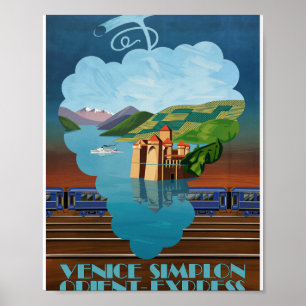 Venice Simplon Orient Express Plakat