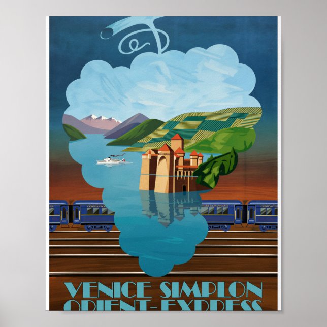 Venice Simplon Orient Express Plakat (Vorne)