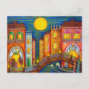 Venice Soiree Post Card Postkarte