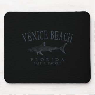 Venice Strand Florida Hai Retro Schiefer Kunst Ang Mousepad
