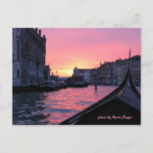 Venice Sunset Postkarte
