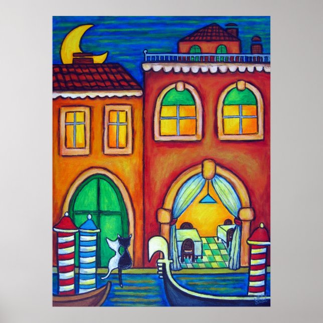 Venice Valentine Print von Lisa Lorenz Poster (Vorne)