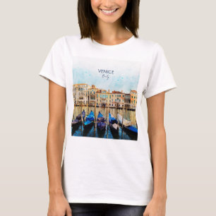 VENICE VENEZIA Aquarell - Italien Reise Andenken T-Shirt
