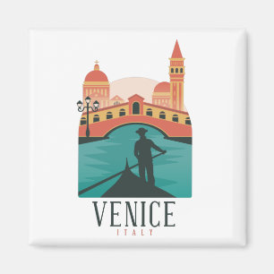Venice Vintage Reisemagnet Magnet