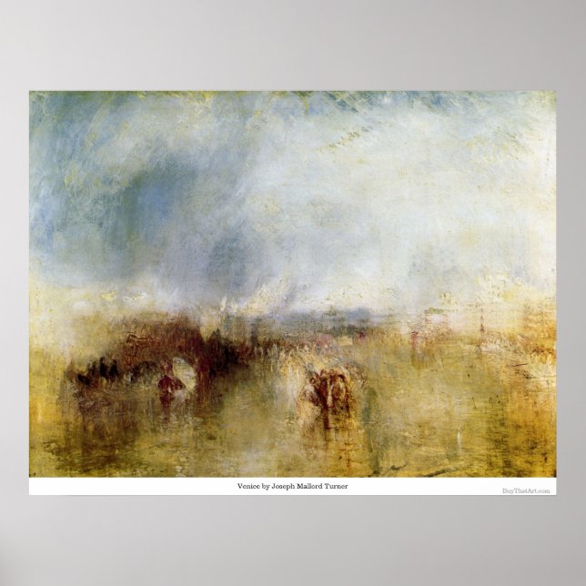 Venice von Joseph Mallord Turner Poster (Vorne)