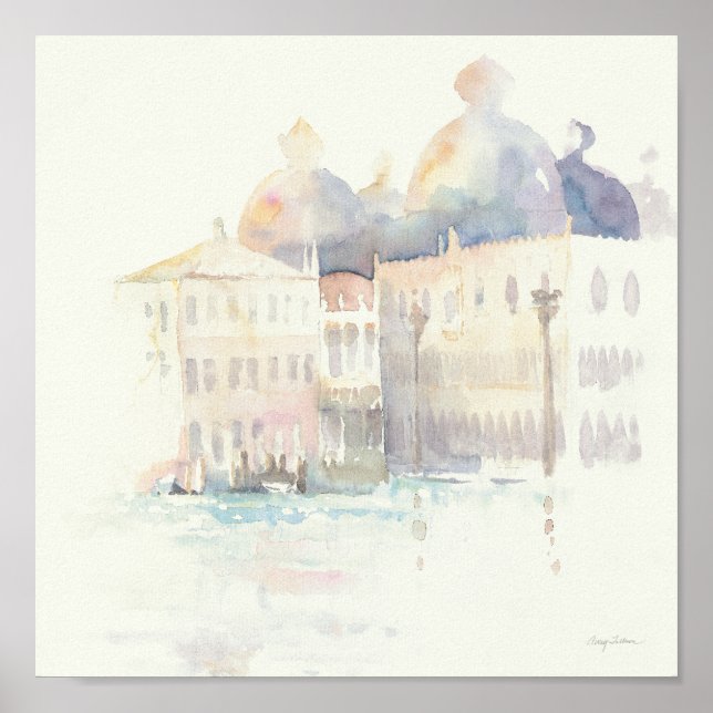 Venice Watercolor Poster (Vorne)