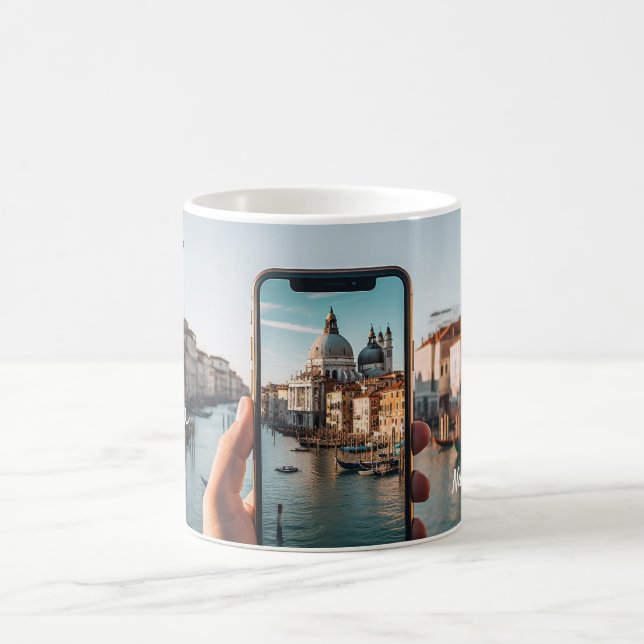 Venice's Timeless Canals: Mug for Travel Lovers Kaffeetasse (Mittel)