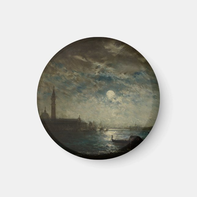 Venise et le Campanile au Clair de Lune Magnet (Vorne)