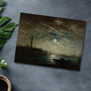 Venise et le Campanile au Clair de Lune Postkarte