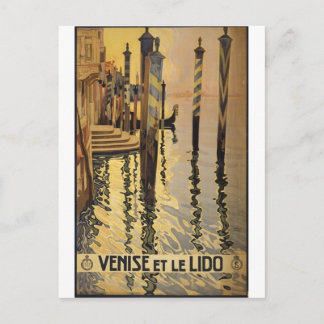 Venise et le Lido 1920 Venedig, Italien Postkarte