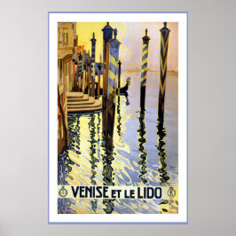 "Venise et le Lido" Poster