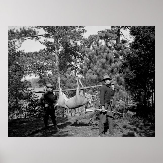 Venison on a Stick, Anfang der 1900er Poster (Vorne)