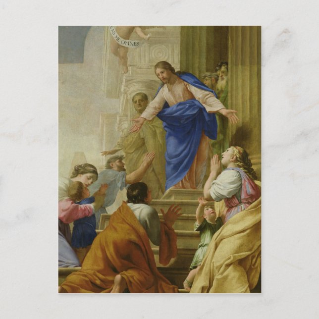 Venite wie ich Omnes Postkarte (Vorderseite)