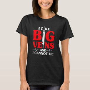 venizture needle mäuse a phlebotomy nurse T-Shirt