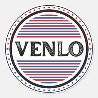 Venlo City Pride Emblem – Niederländische Identitä Runder Aufkleber