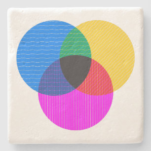 Venmo-Diagramm Steinuntersetzer