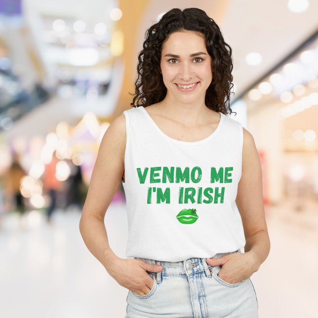 "Venmo Me I'm Irish" Baby T-Shirt - Funny St Patri Tri-Blend Shirt ("Venmo Me I'm Irish" Baby Tee - Funny St. Patrick's Day Fitted Tee)
