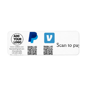 Venmo PayPal-Scan zu zahlen q oder Code-Logo-Text