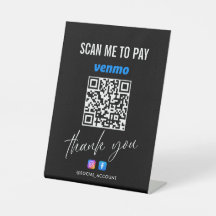 VENMO QR CODE SCAN ZU BEZAHLEN DANK SCHWARZ
