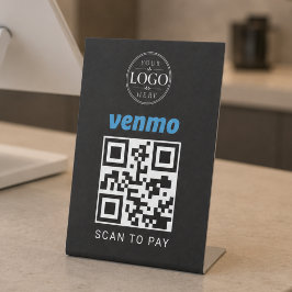 Venmo-Scan-Bezahl-Display Sockelschild