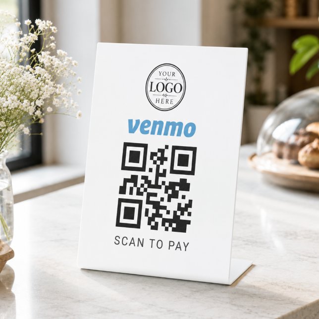 Venmo-Scan-to-Pay-Tischdisplay Sockelschild (Von Creator hochgeladen)