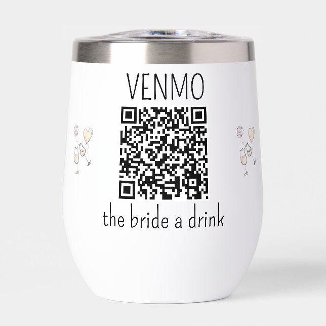 VENMO the Bridge a Drink QR Code Junggeselinnen-Ab (Vorderseite)