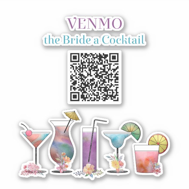 VENMO The Bridge - Cocktail-Cutout Aufkleber (Vorderseite)
