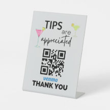 Venmo Zeichen für Barkeeper