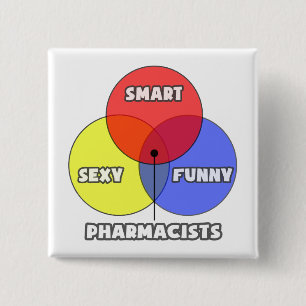Venn Diagram .. Pharmacists Button