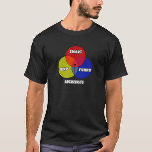 Venn Diagramm .. Archivisten T-Shirt