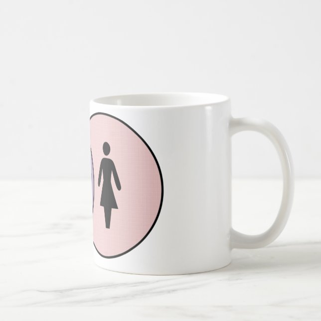 Venn Diagramm Boy + Girl Kaffeetasse (Rechts)
