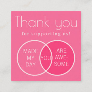 Venn Diagramm Business Card Begleitkarte