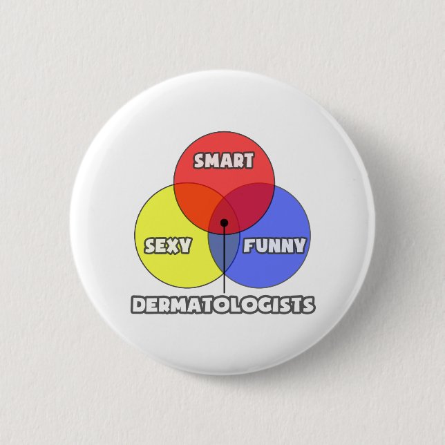 Venn Diagramm .. Dermatologen Button (Vorderseite)