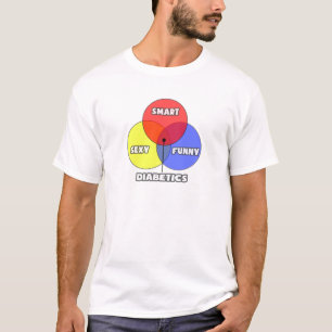 Venn Diagramm .. Diabetiker T-Shirt