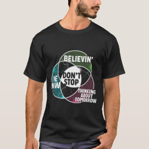 Venn-Diagramm Hör nicht auf Algebra Mathematik  T-Shirt