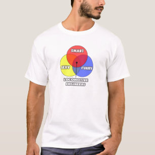Venn Diagramm .. Lokomotivingenieure T-Shirt