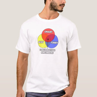 Venn Diagramm .. Lokomotivingenieure T-Shirt